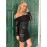 Off Shoulder Ruched Mesh Bodycon Dress