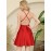HouseOfChic Crisscross Backless Knotted Satin  Dress