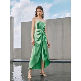 Draped Ruched Front  Dress