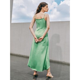 Draped Ruched Front  Dress