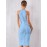 Solid Zip Back Bandage Dress
