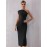 One Shoulder Zip Back Bodycon Wedding Guest Bandage Dress