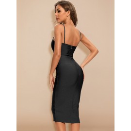 Solid  Bandage Dress