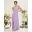 Cold Shoulder Tie Backless Fold Pleated Bridesmaid Dress