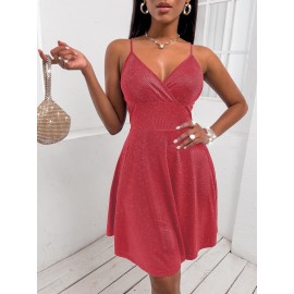 Criss Cross Back Wrap  Dress