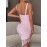 Guipure Lace Asymmetrical Hem  Bodycon Party Bandage Dress