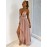 Sequin Bodice Backless Mesh Prom Dress