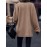 Flap Pocket Drop Shoulder Teddy Coat